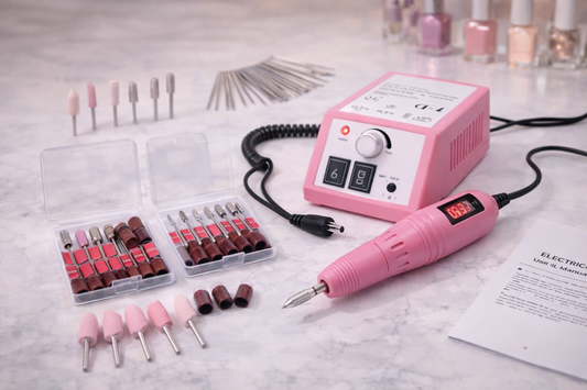 6-in-1 Electric Nail Drill – Portable Manicure Kit