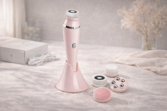4-in-1 Electric Facial Cleansing Brush – Deep Pore Care
